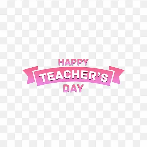 Happy Teachers day transparent png illustration
